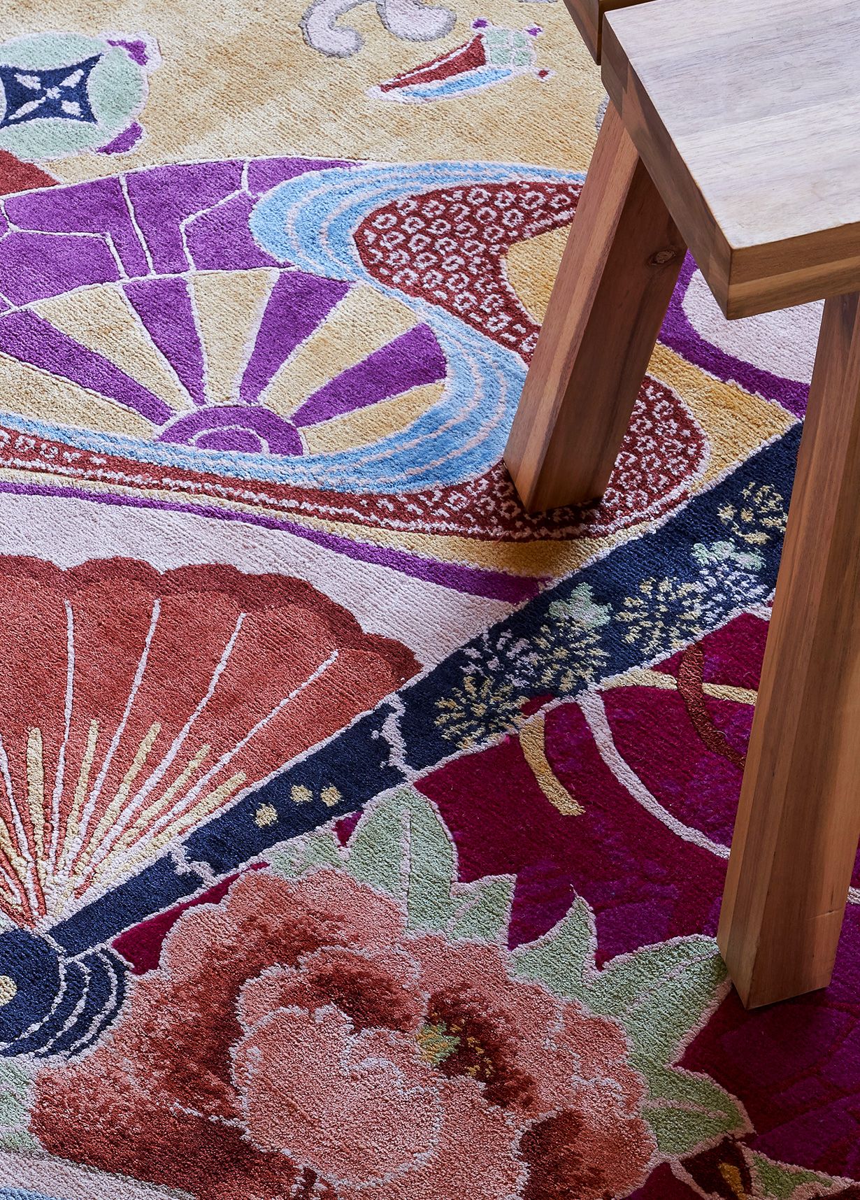 Sensu from the V&A Bespoke Hand Knotted Rug Collection
